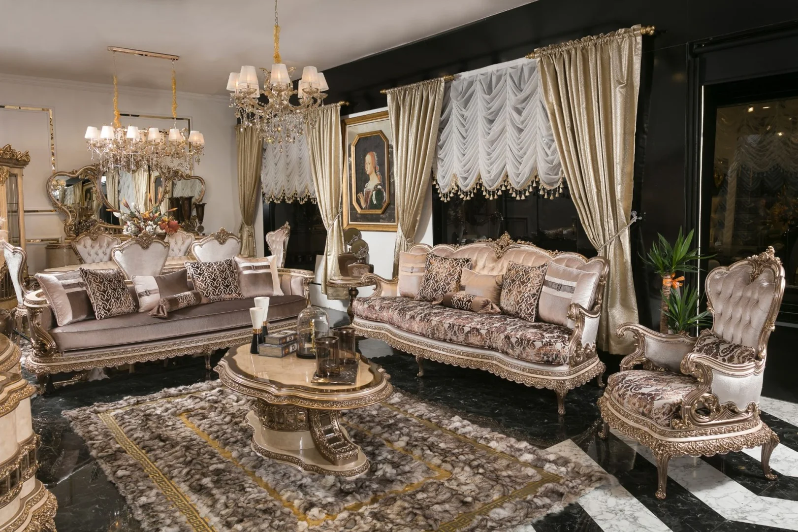 Merit Classic Sofa Set