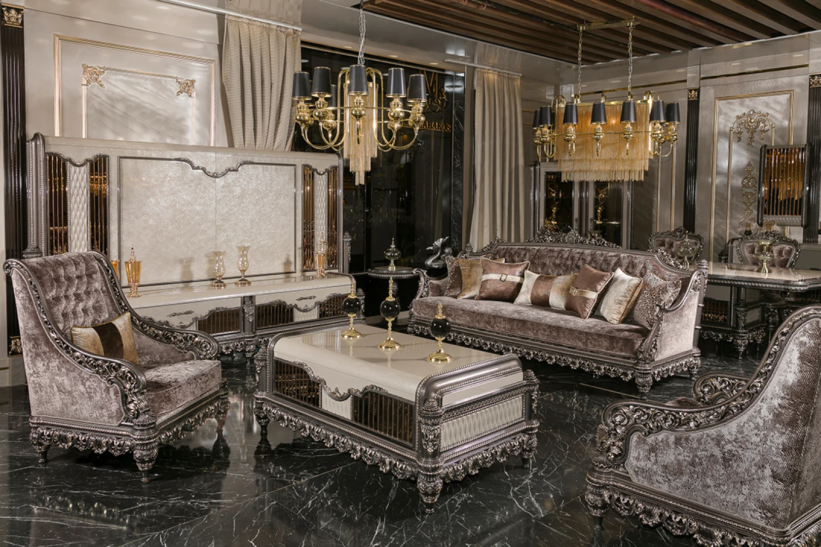 Parla Classic Sofa Set