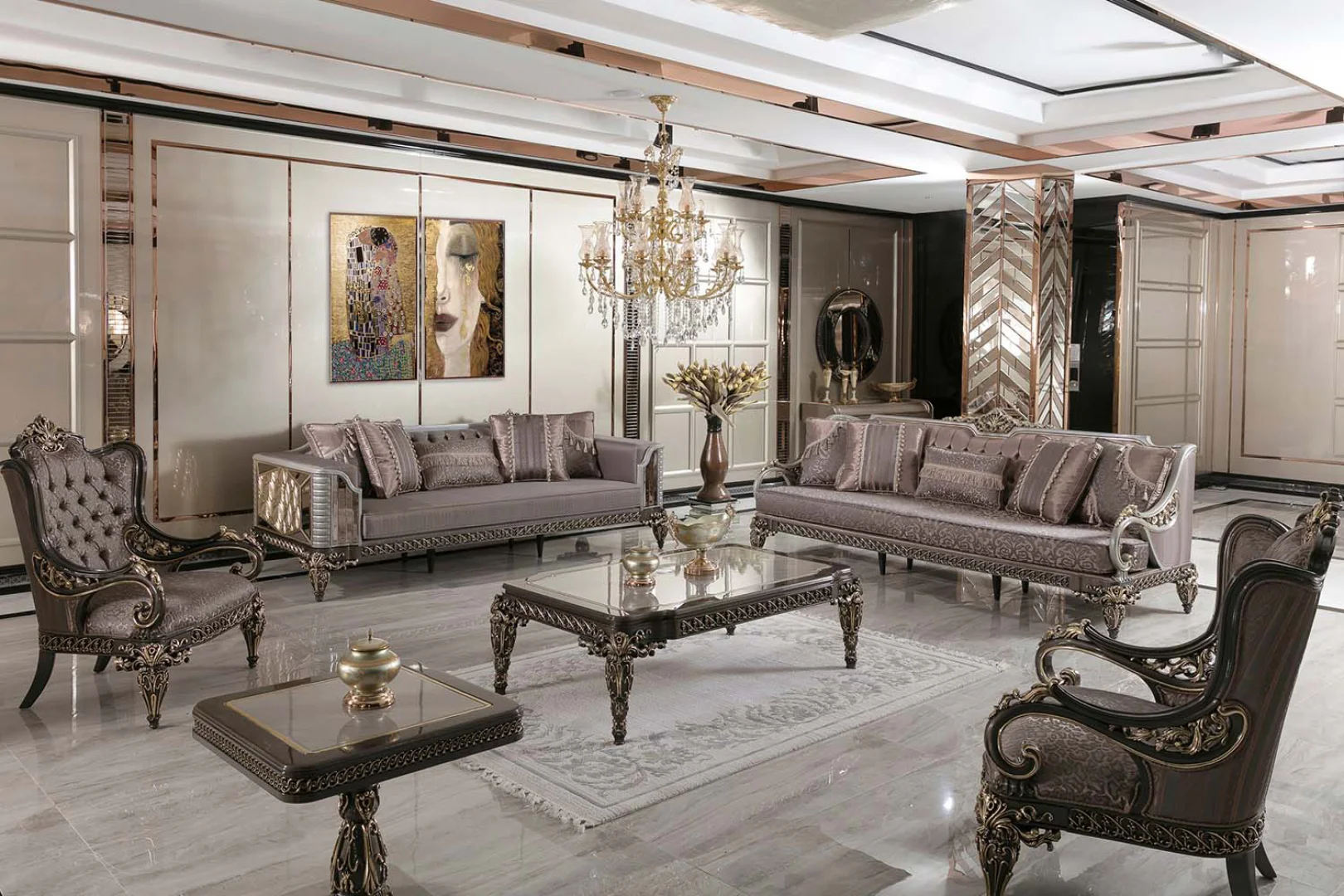 Nira Classic Sofa Set