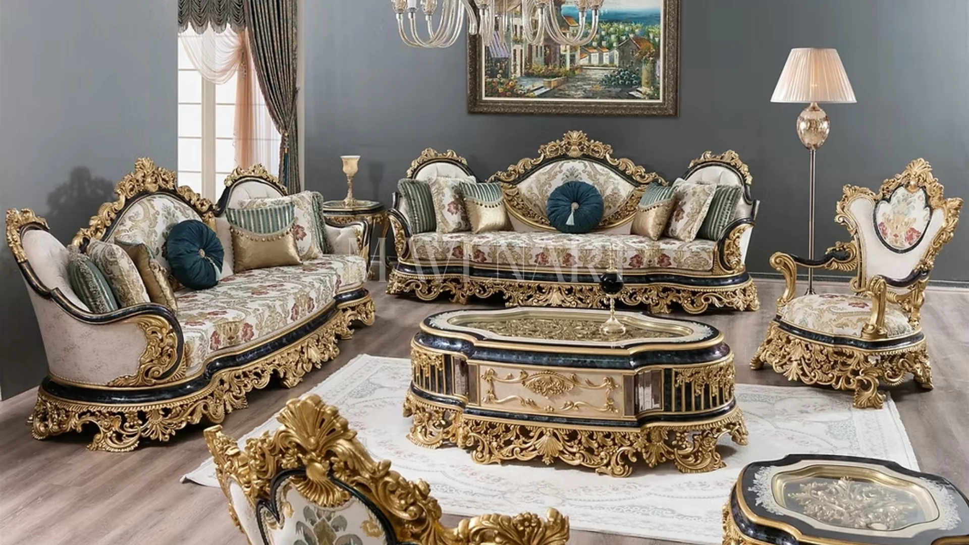 Sırma Classic Sofa Set