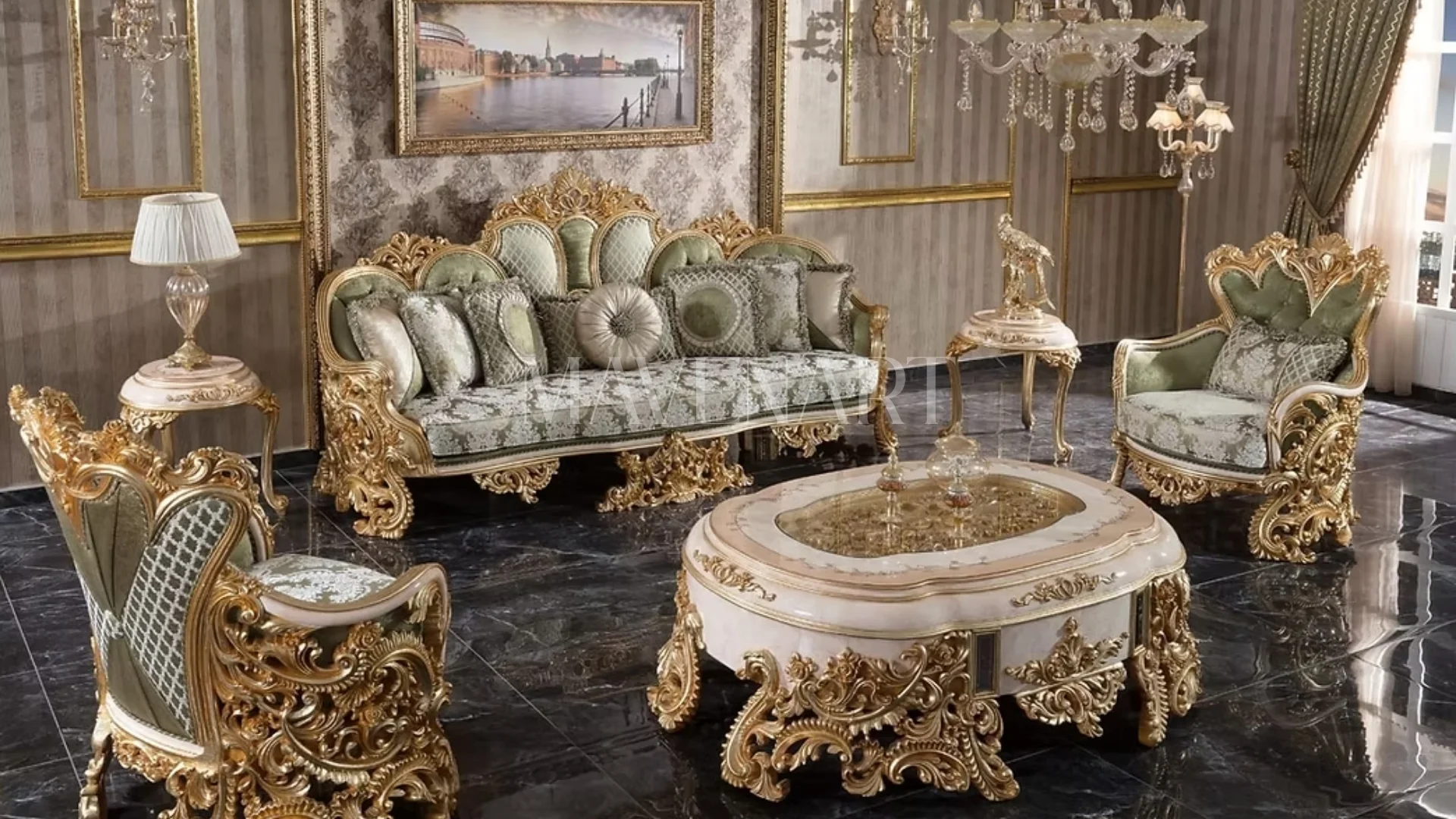 Pars Classic Sofa Set