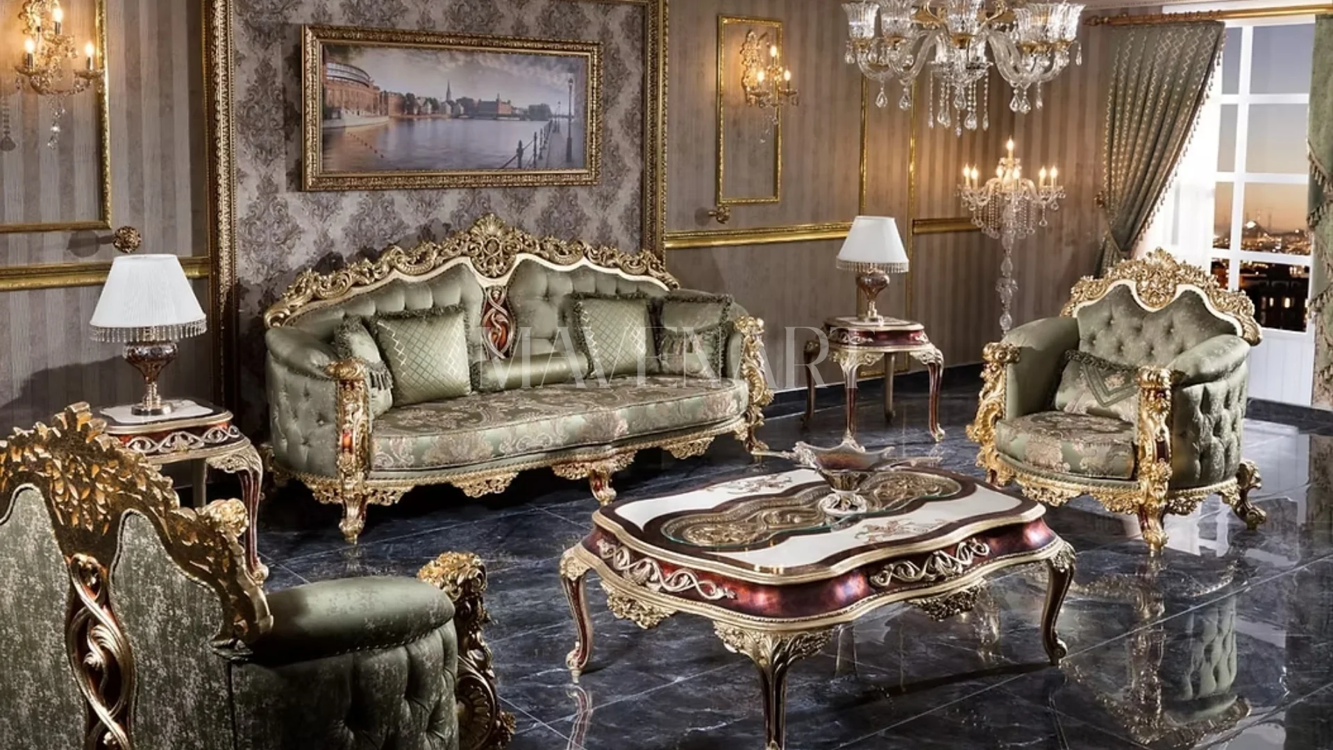 Parla Classic Sofa Set