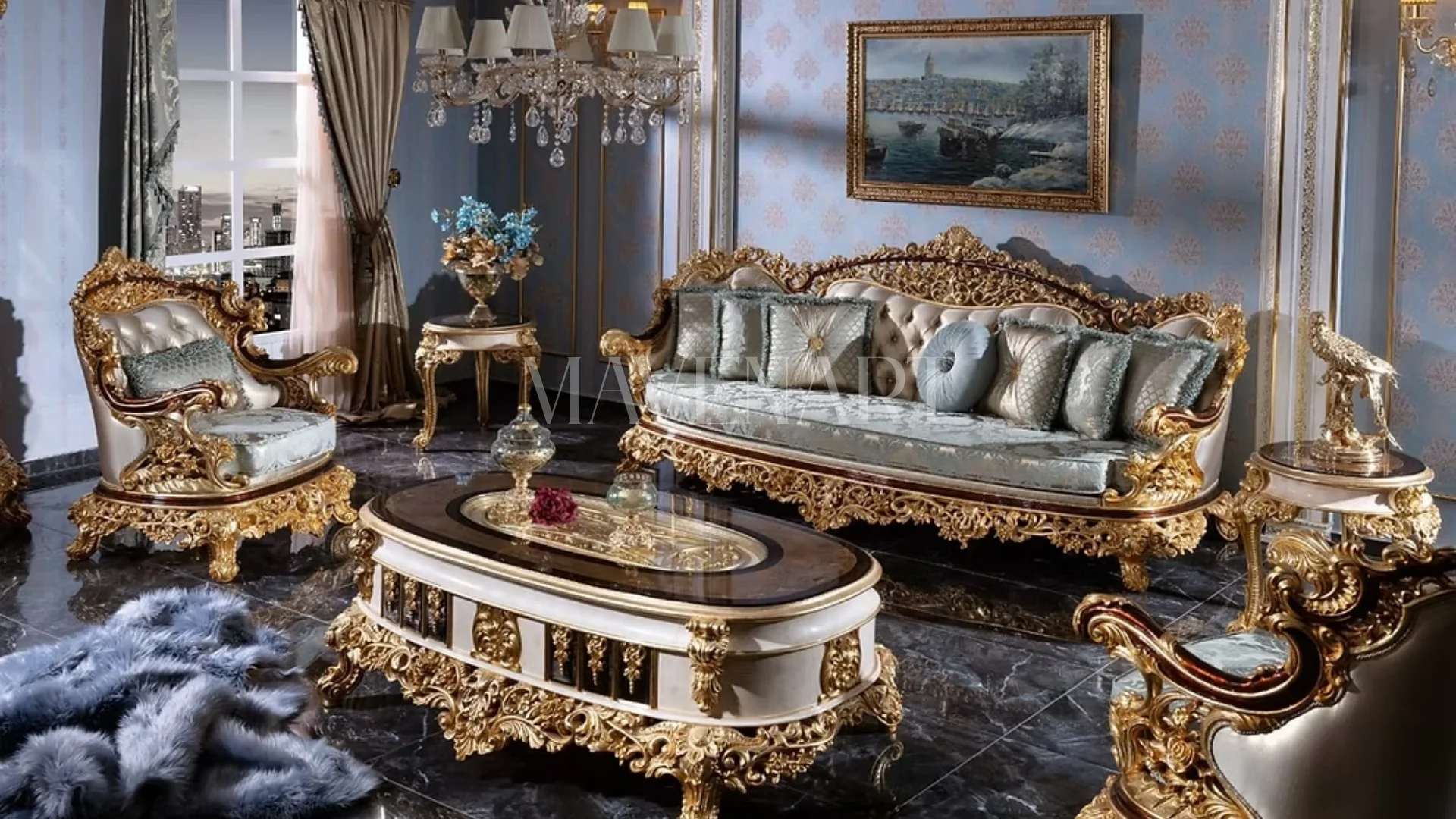 Tetova Classic Sofa Set