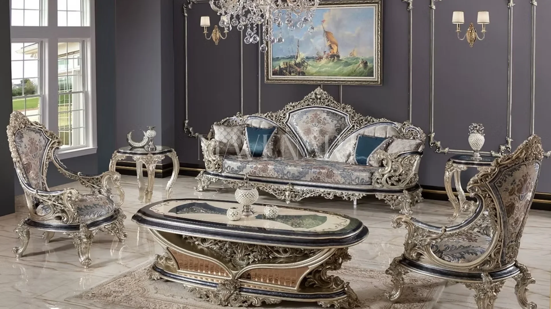 Serenity Classic Sofa Set