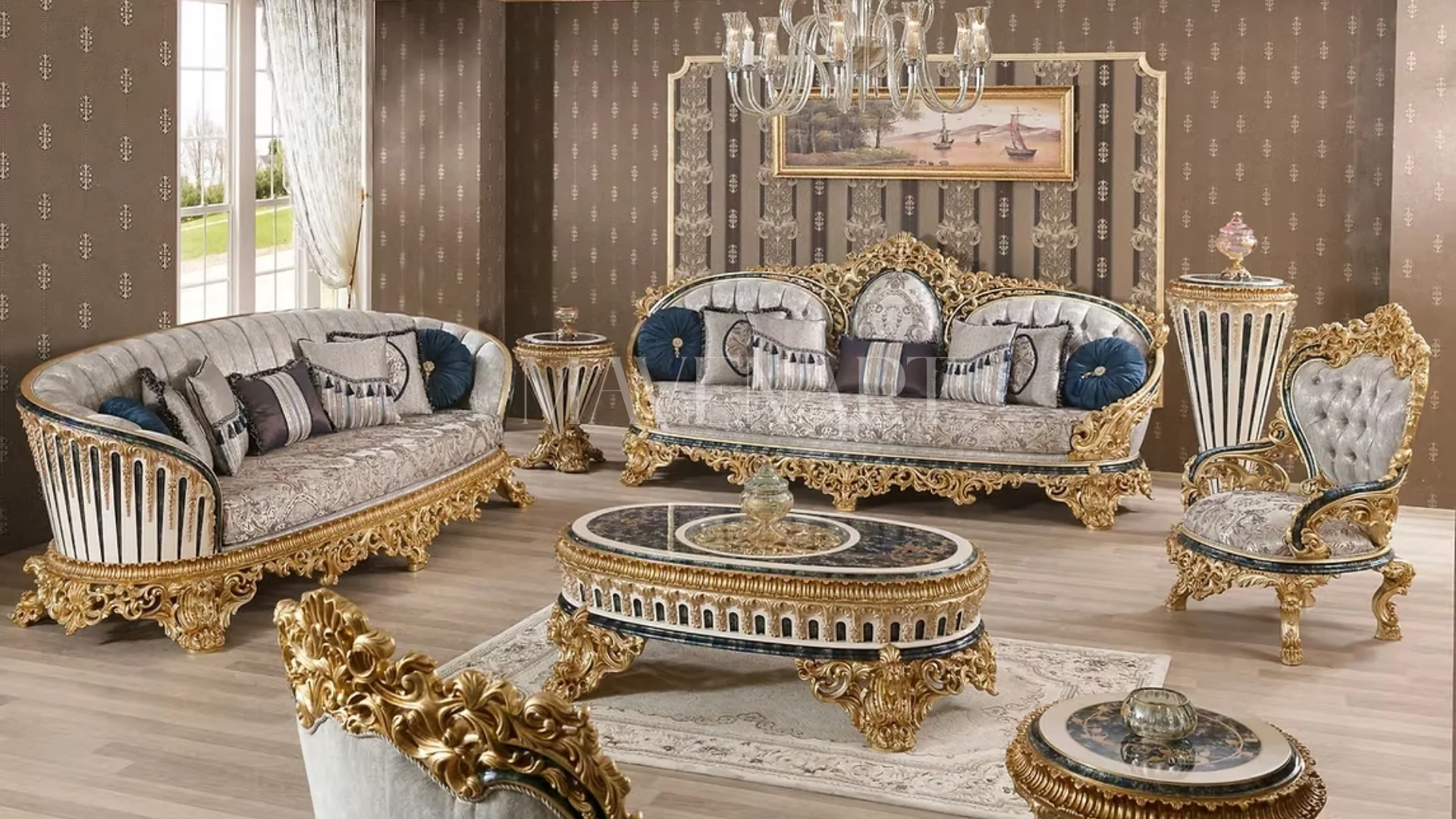 Benito Classic Sofa Set