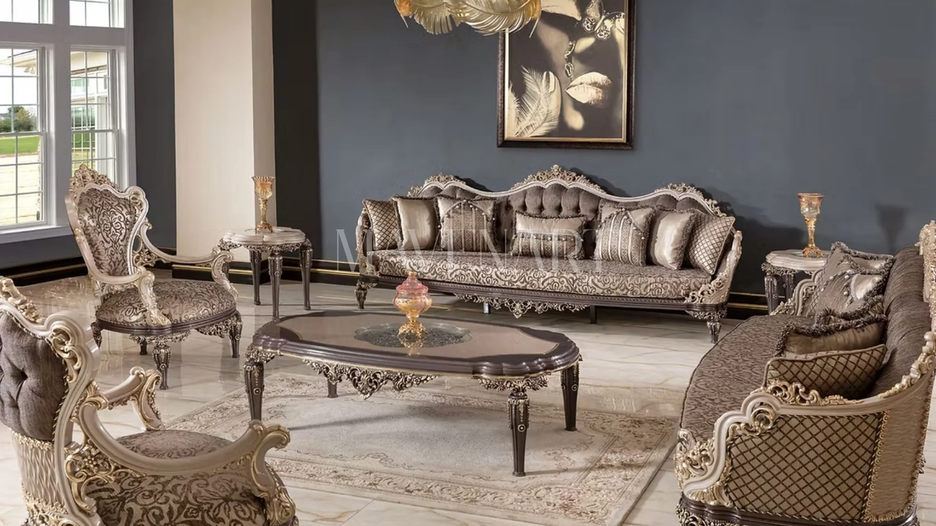 Mercan  Classic Sofa Set