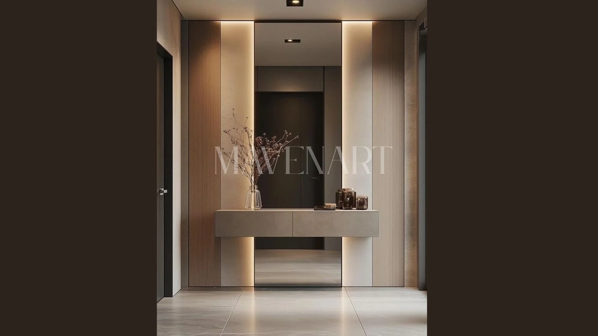 Malaga Aynalı Dresuar