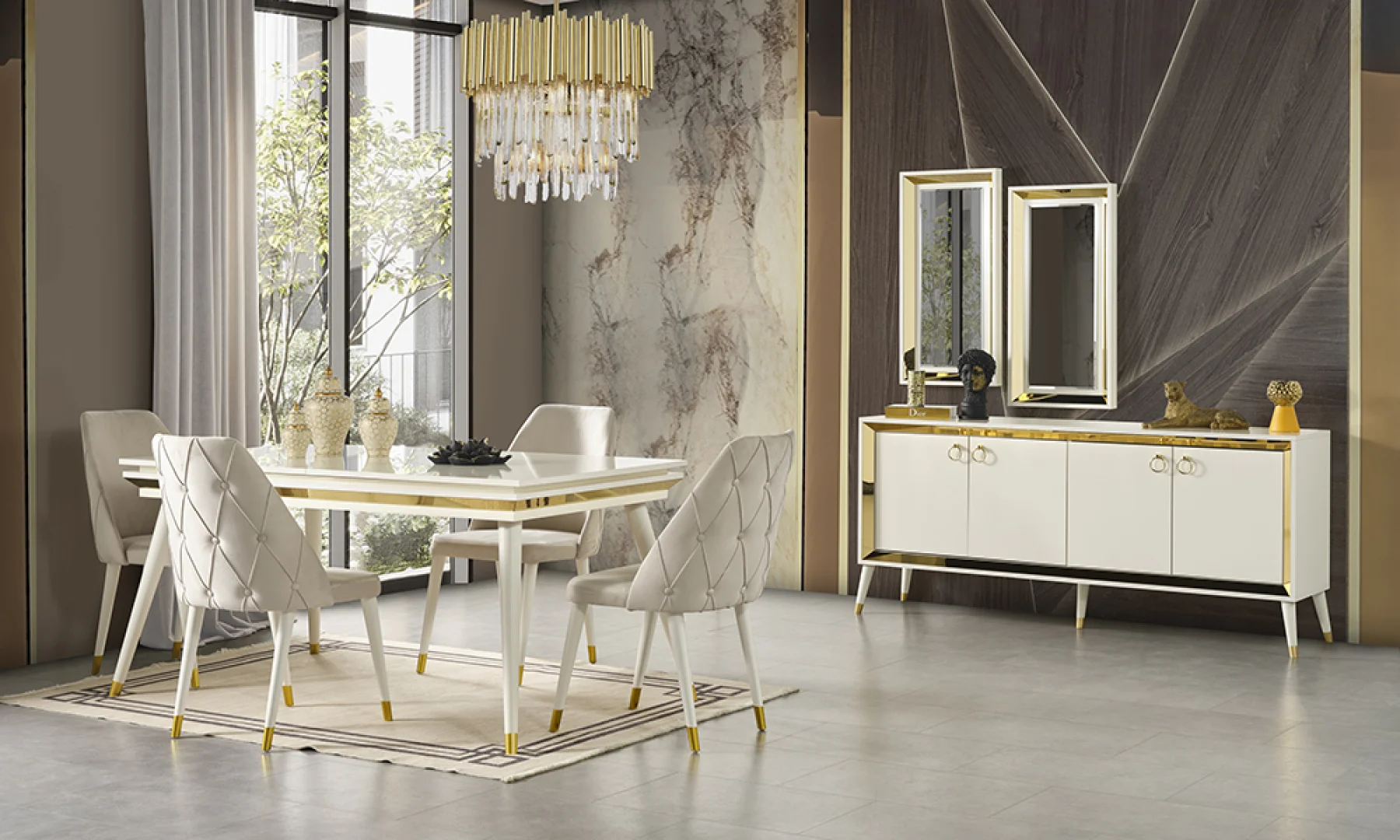 Amazon Modern Dining Room Set