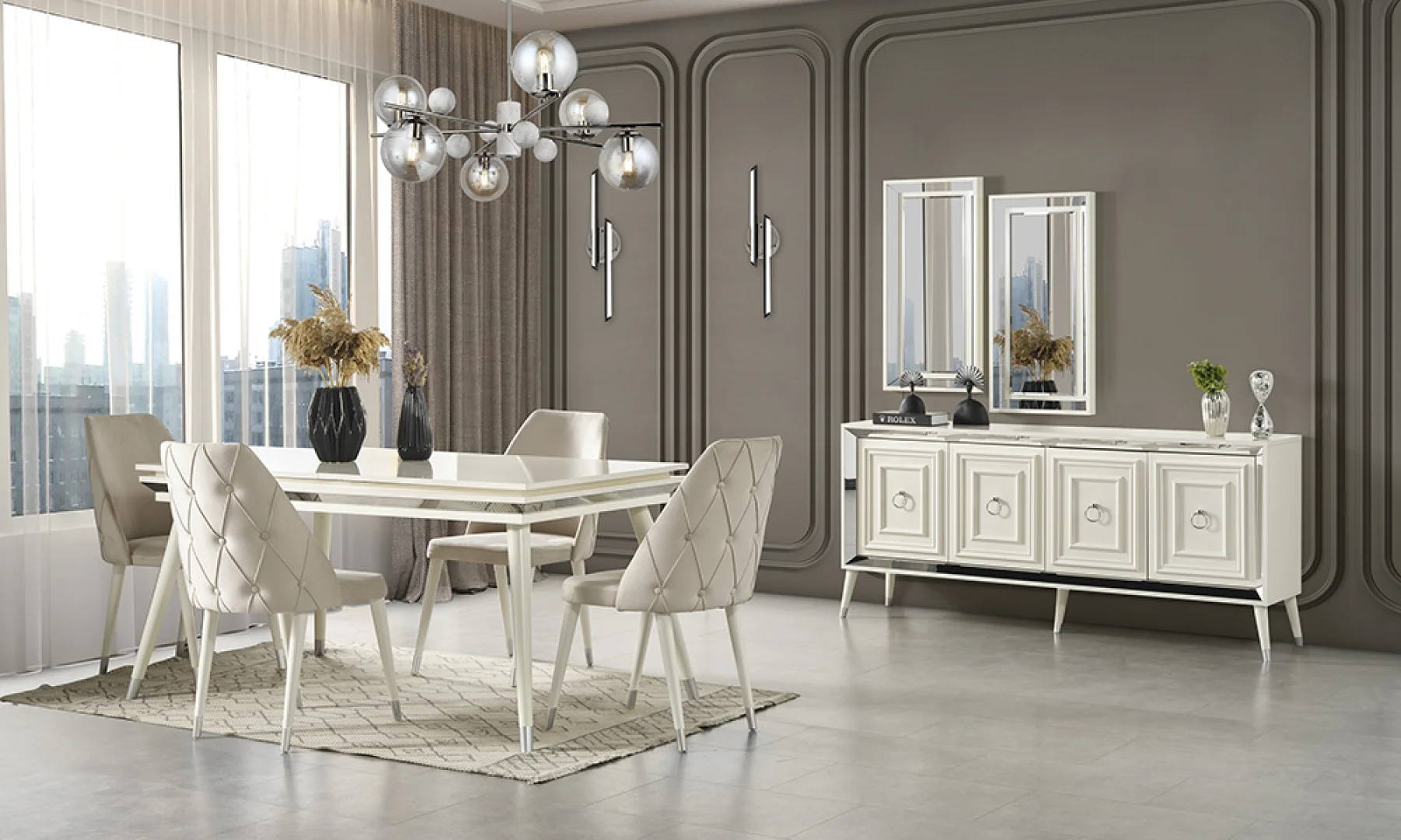 Begonvil Modern Dining Room Set