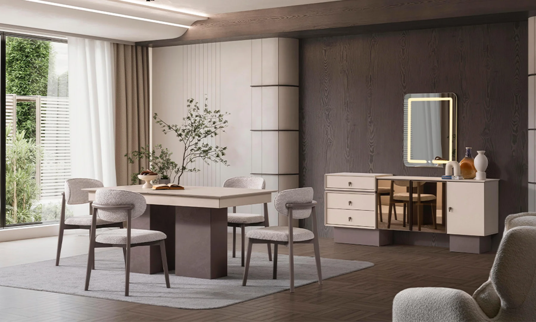 Sedef Modern Dining Room Set