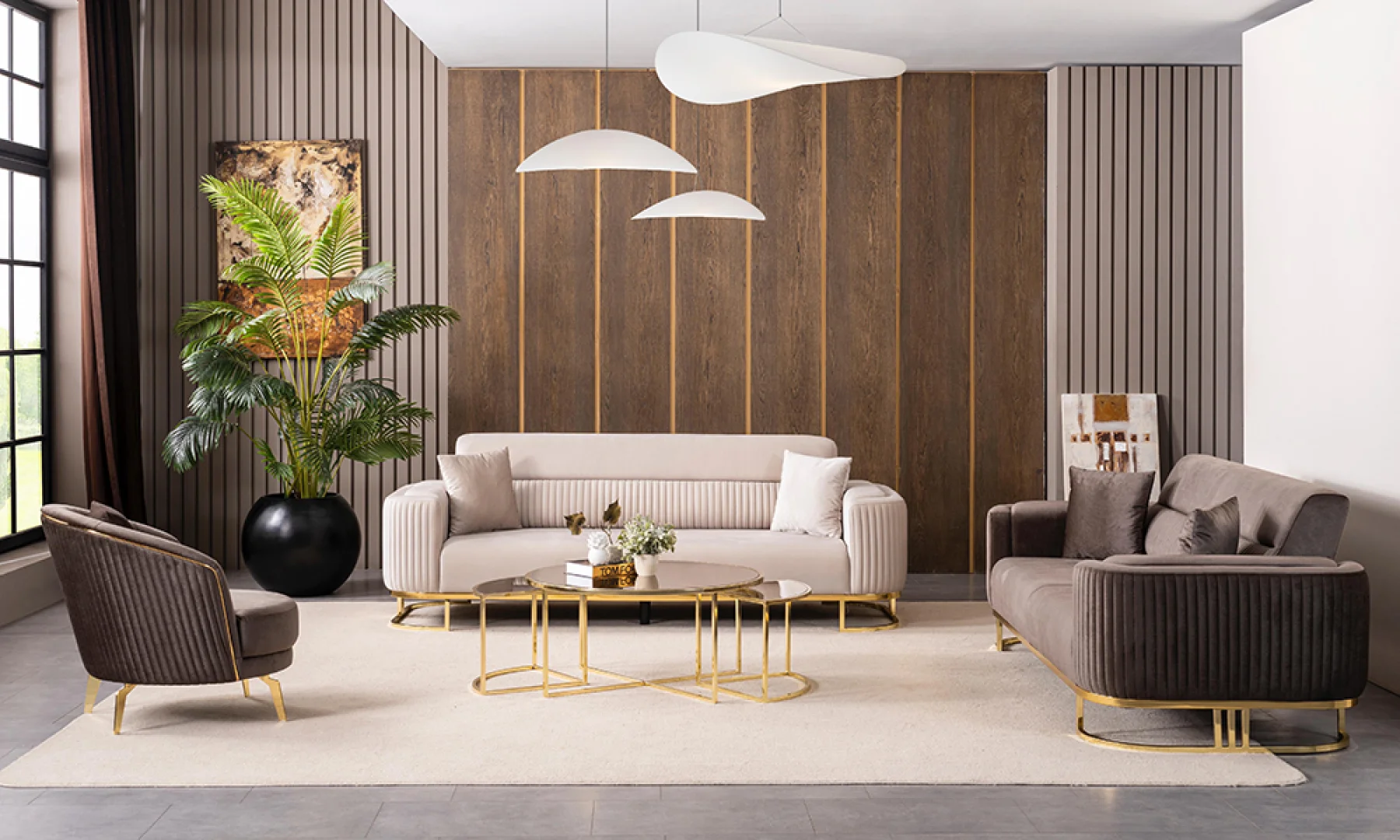 Sanvera Modern Sofa Set