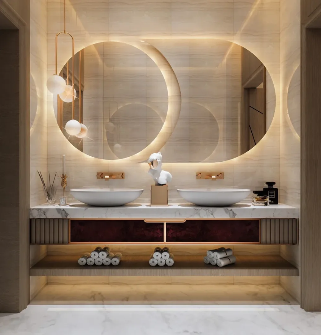 Cemsama Bathroom Set