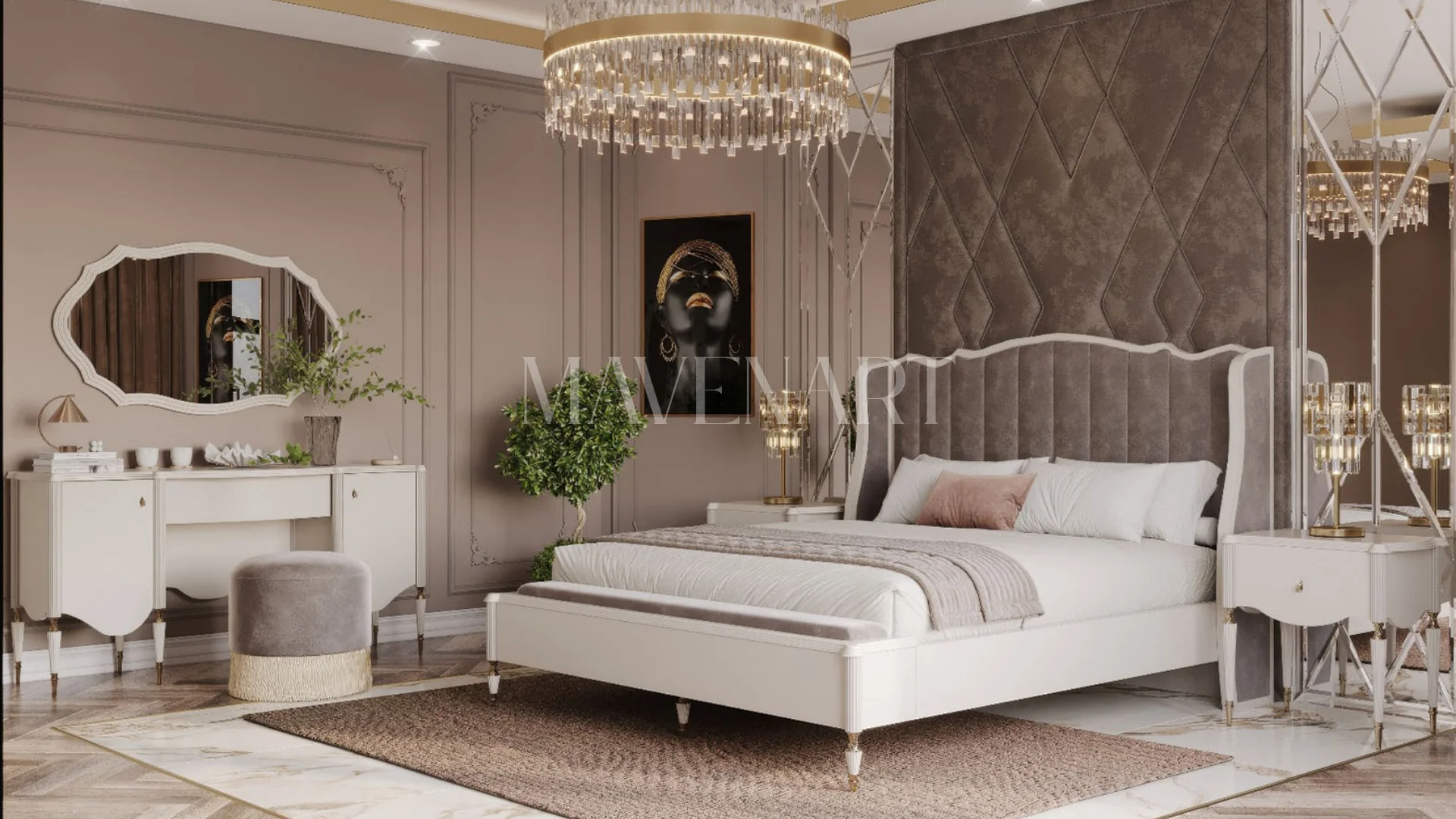 FLORYA MODERN BEDROOM SUİT