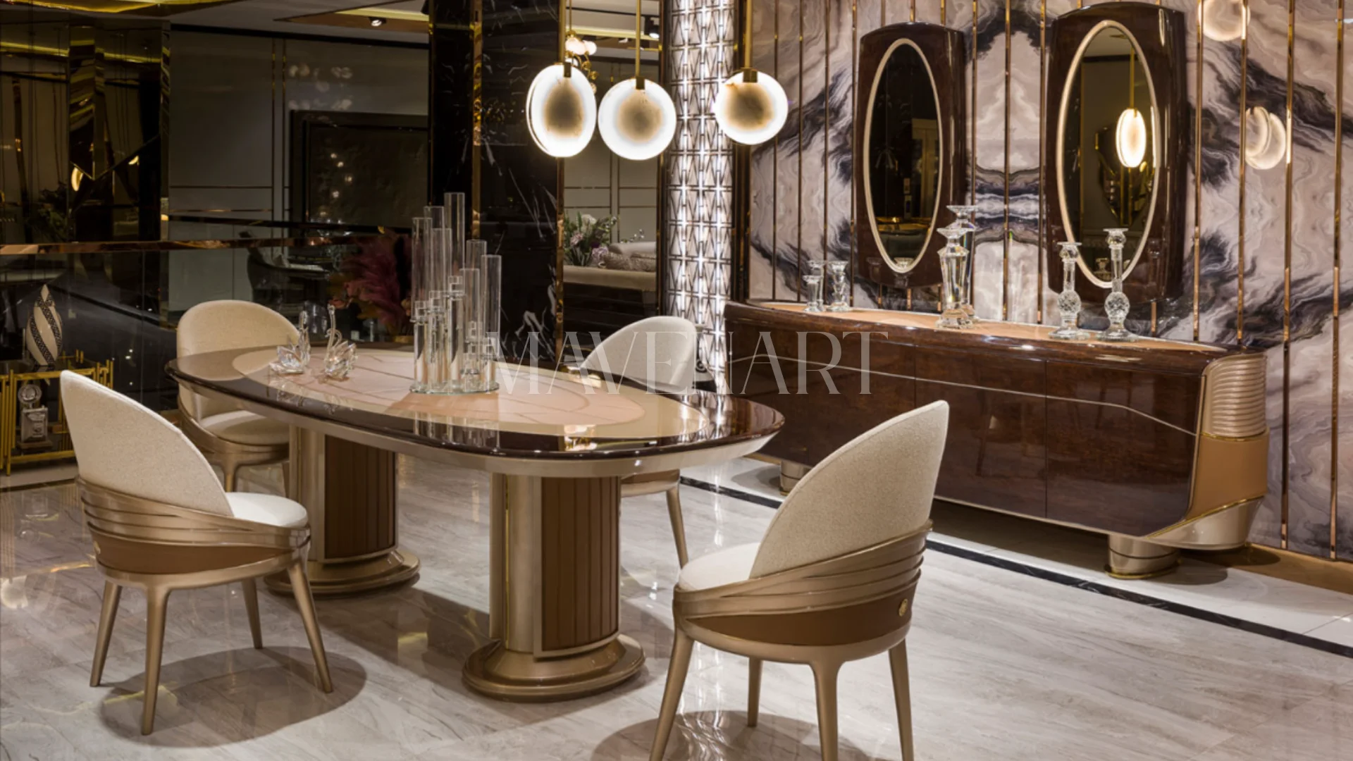 DENİZ LUXURY YEMEK ODASI TAKIMI