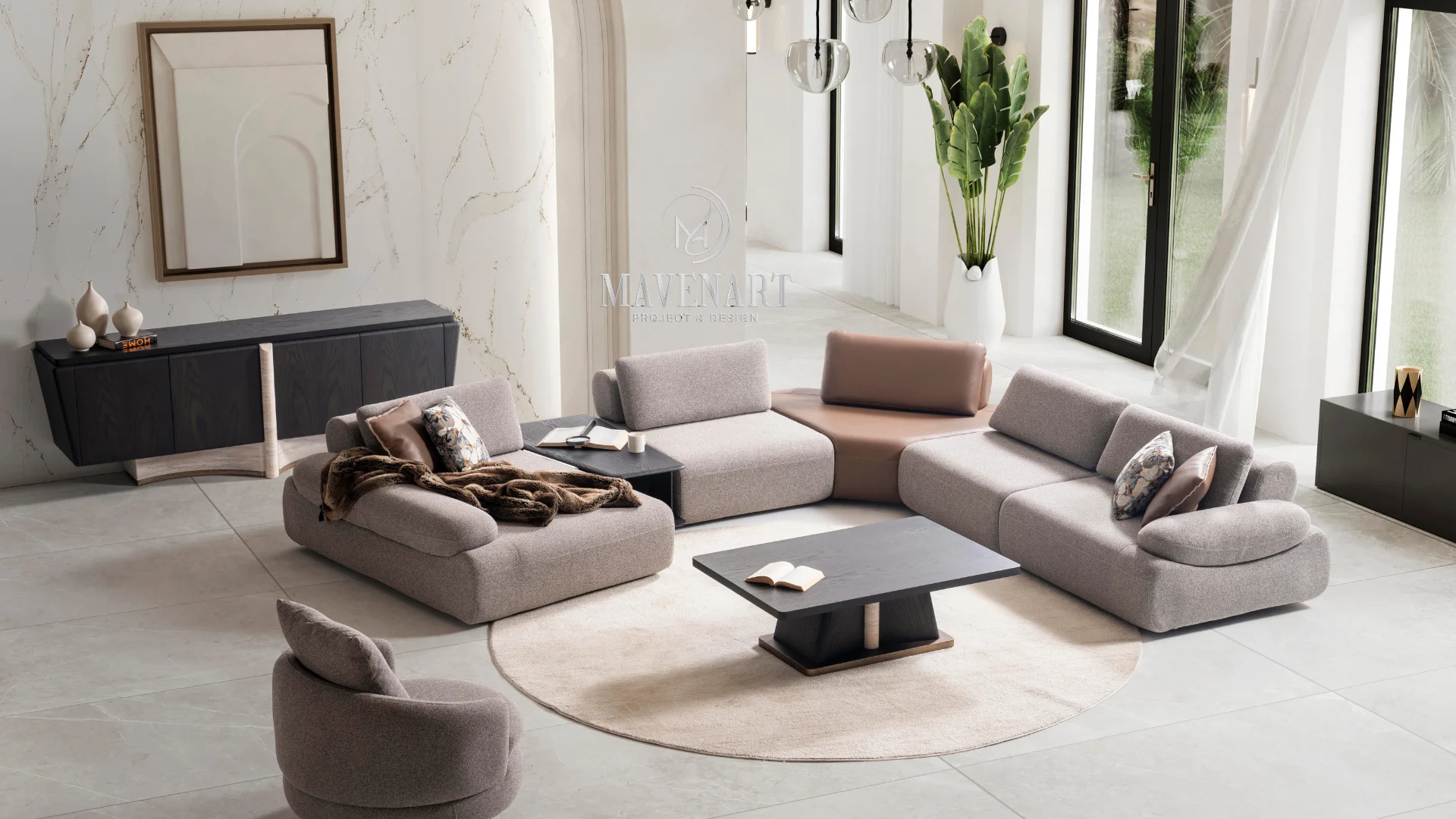 VALERNO MODERN KÖŞE KOLTUK TAKIMI