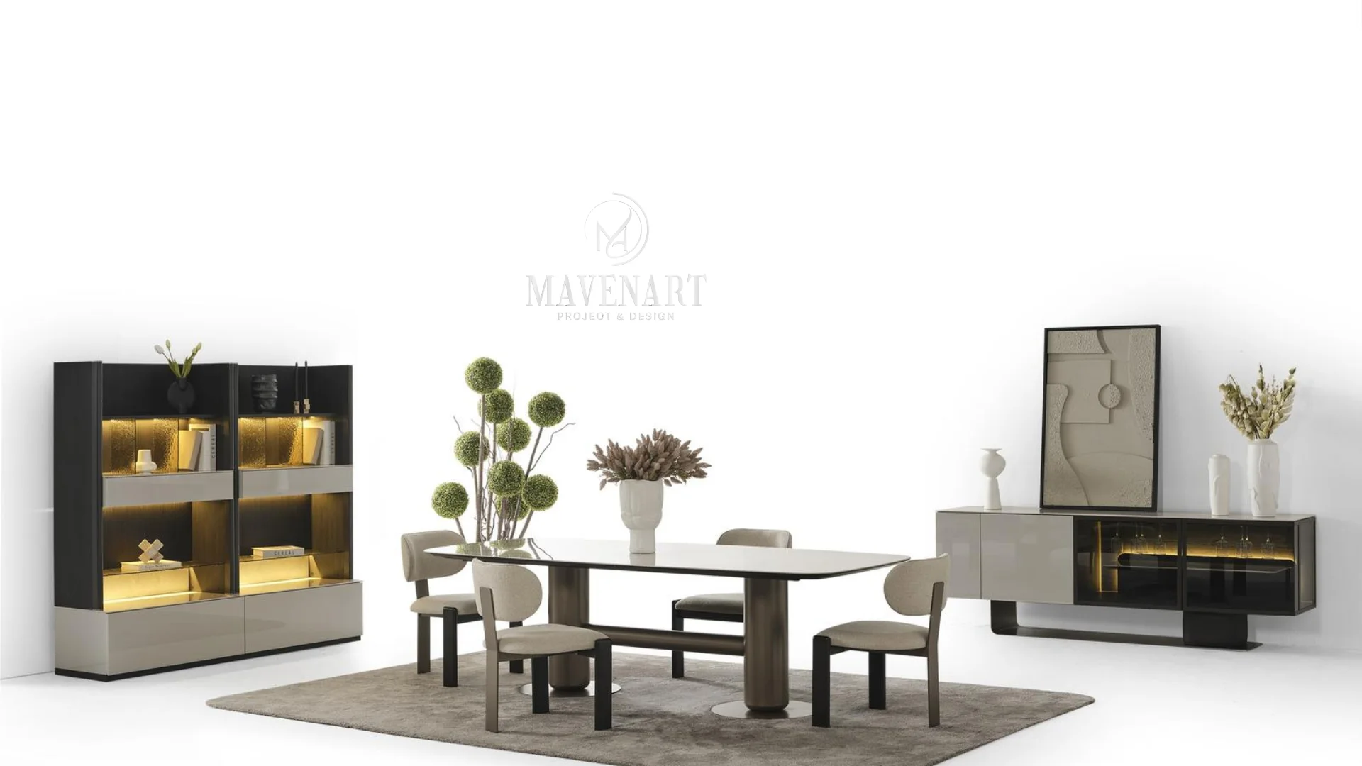 MOON MODERN YEMEK ODASI TAKIMI