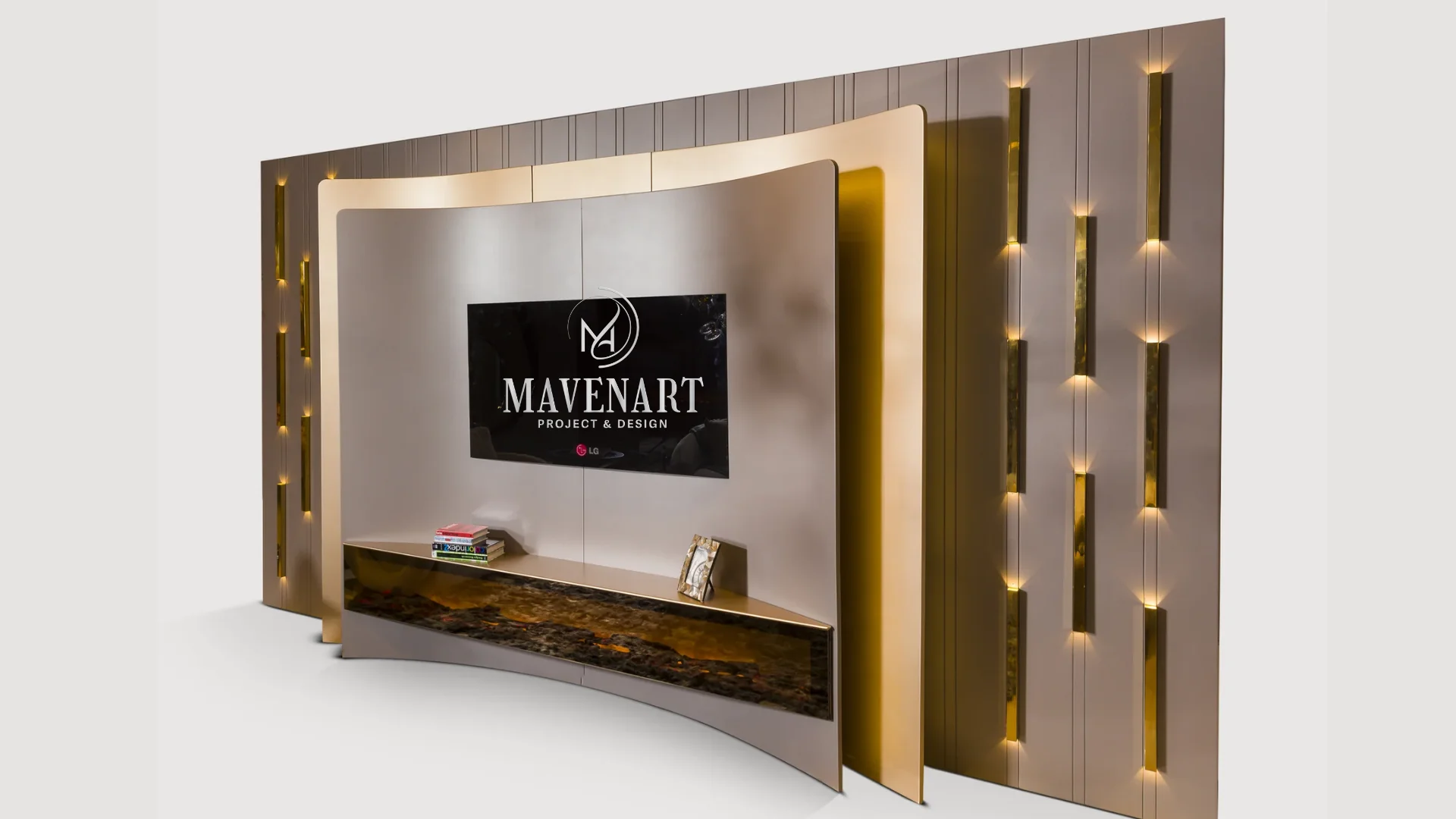 FENDİ MODERN DUVAR ÜNİTESİ