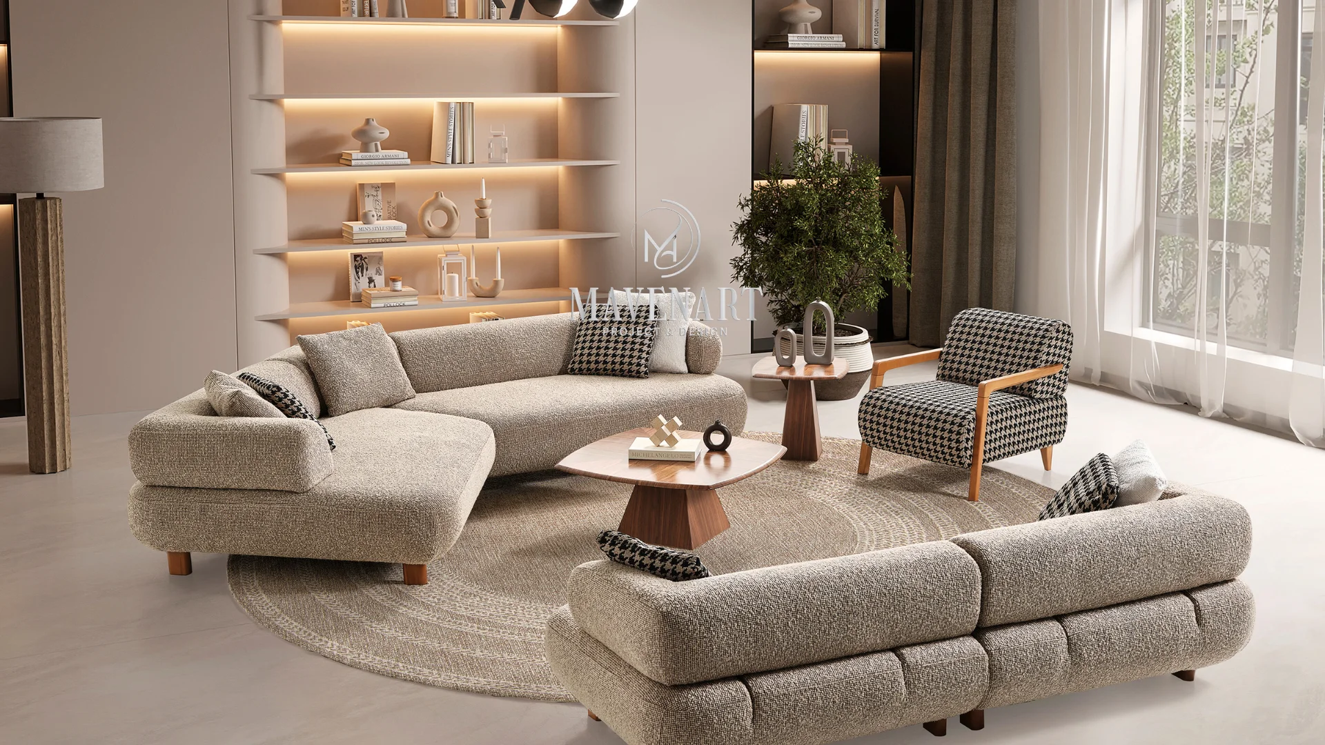 VALLİNİ MODERN KOLTUK TAKIMI