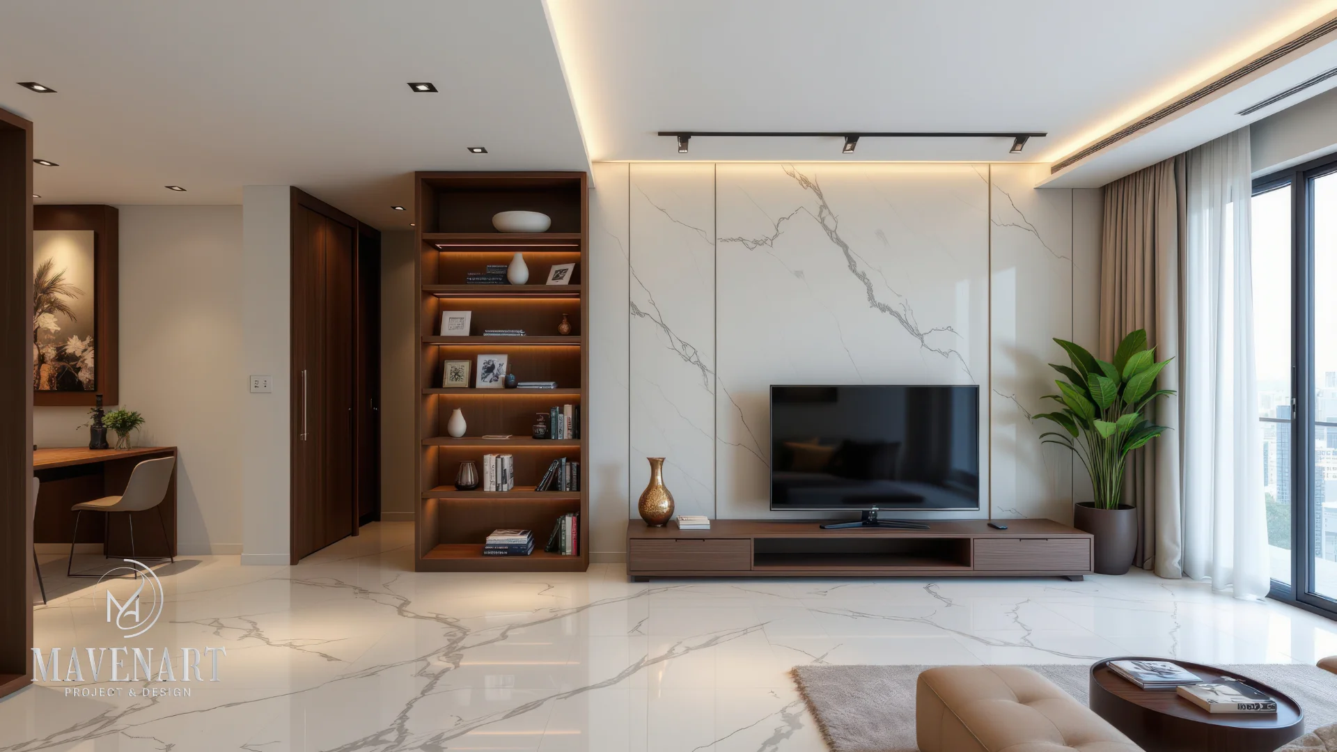 GOLD MODERN DUVAR ÜNİTESİ