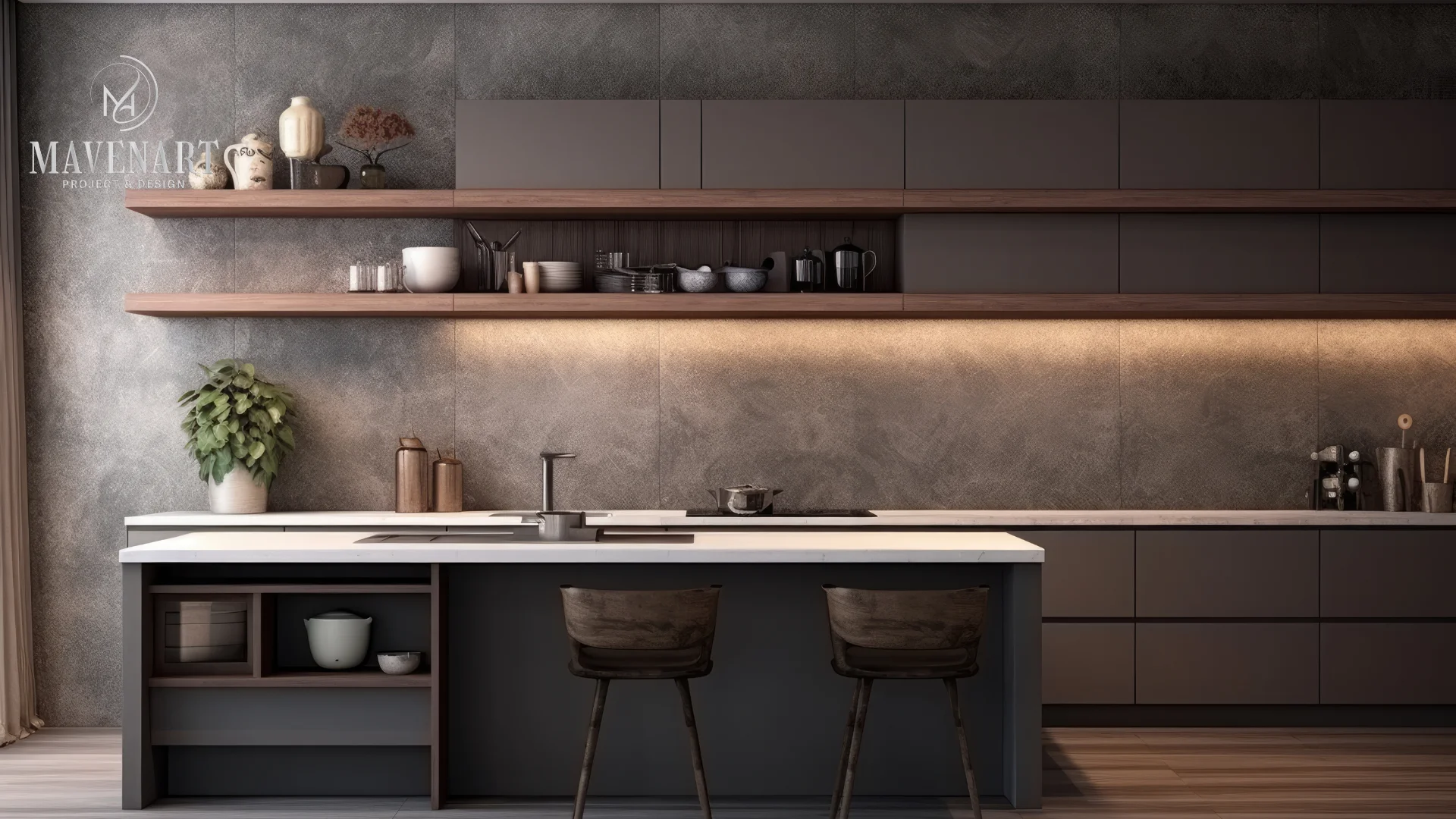 MANEL MODERN MUTFAK TASARIMI