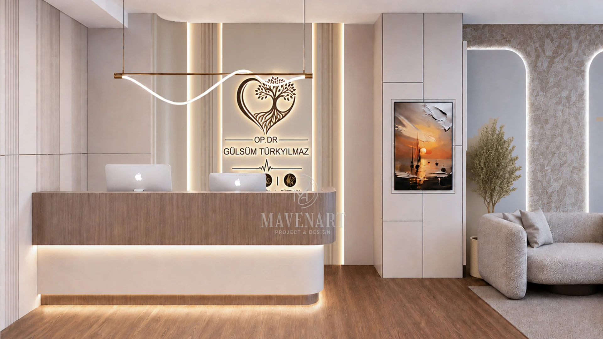 Florya Kalp ve Damar Cerrahisi Kliniği İç Mimarlık ve Uygulama Projesi